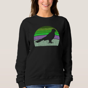 Retro Unicorn Vintag Unicorn Silhou+b59b65ette Pe Sweatshirt