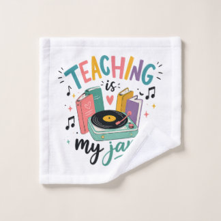 Retro-Unterricht Ist Mein Ding Vinyl-Schallplatte Waschlappen