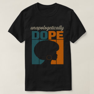 Retro Unverblümt Geile Afro-Frauen-Kunst T-Shirt