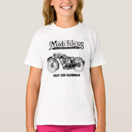 Retro unvergleichliches Motorrad mit 1937 T-Shirt