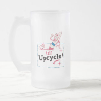 Retro-Up Mattglas Bierglas