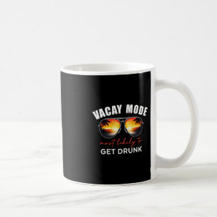 Retro-Urlaubsmodus - höchstwahrscheinlich betrunke Kaffeetasse