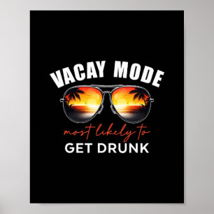 Retro-Urlaubsmodus Wahrscheinlich am ehesten betru Poster