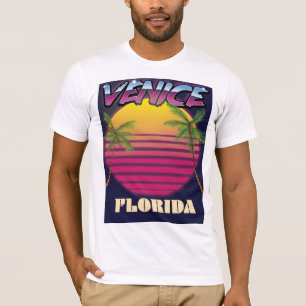 Retro-Urlaubsposter Venedig Florida T-Shirt