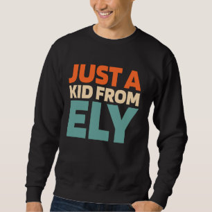 Retro US City American USA nur ein Kind von Minnes Sweatshirt