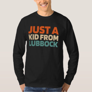 Retro US City American USA nur ein Kind von Texas T-Shirt
