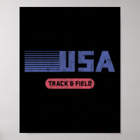 Retro USA 2020 Team Amerikanische Leichtathletik V