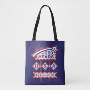 Retro USA 250. Jubiläums-Marquee-Schild 1776-2026