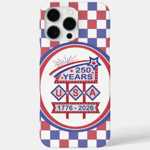 Retro USA 250. Jubiläums-Marquee-Schild 1776-2026 iPhone 16 Pro Max Hülle