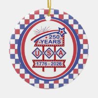 Retro USA 250. Jubiläums-Marquee-Schild 1776-2026