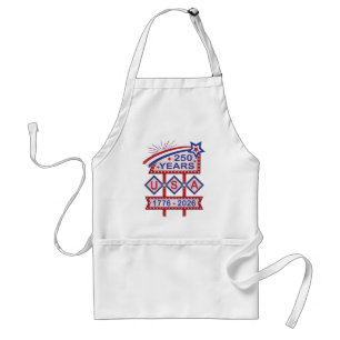 Retro USA 250. Jubiläums-Marquee-Schild 1776-2026 Schürze
