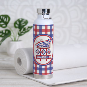 Retro USA 250. Jubiläums-Marquee-Schild 1776-2026 Trinkflasche