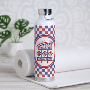 Retro USA 250. Jubiläums-Marquee-Schild 1776-2026 Trinkflasche