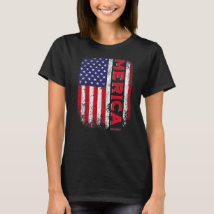 Retro USA Merica Männer Frauen Vintag amerikanisch T-Shirt