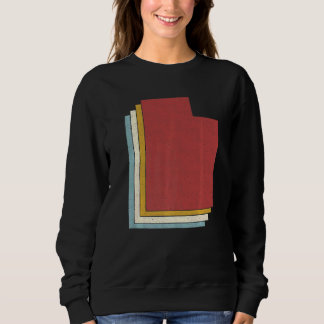 Retro-USA-Staat Vintage-Karte Utah Sweatshirt