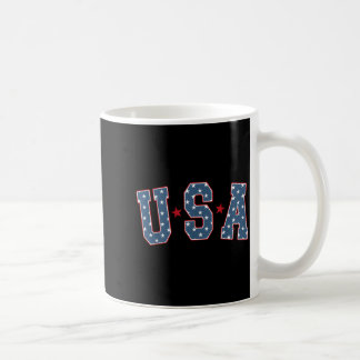 Retro USA Stern 4. Juli Patriotisch Unabhängig Kaffeetasse