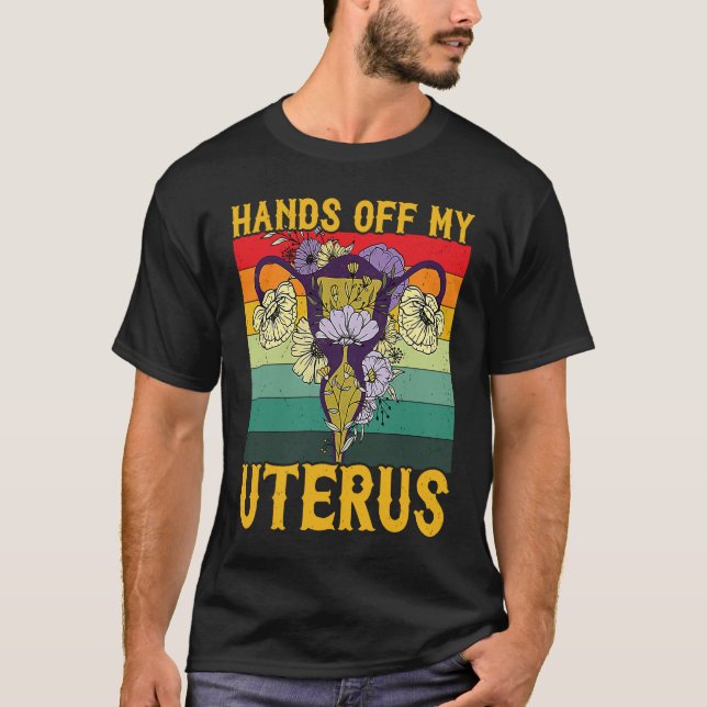 Retro Uterus Support Hysterectomy Recovery Product T-Shirt (Vorderseite)