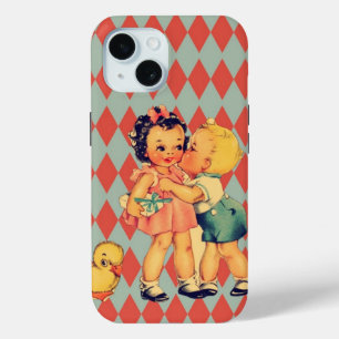 Retro Valentine Kitsch Vintage Kinder Case-Mate iPhone Hülle