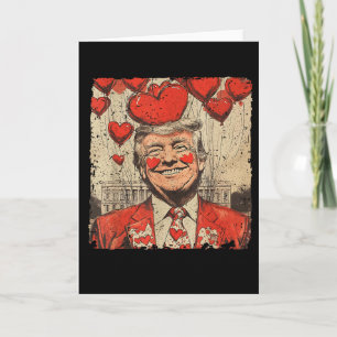 Retro Valentinstag Lustig Humorvoll Trump Ist Mein Karte