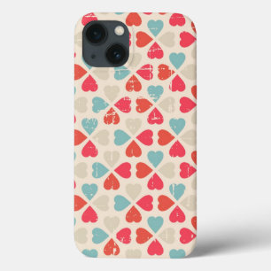 Retro Valentinstag-Muster Case-Mate iPhone Hülle