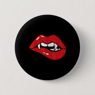Retro-Vampir-Rote-Lippen-Th-Biss-Halloween-Kostüm Button