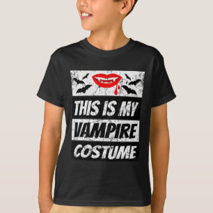 Retro Vampire Halloween Outfit Easy Halloween Drac T-Shirt