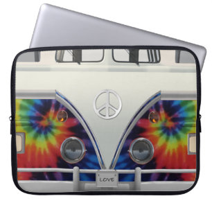 Retro Van Laptop Bag mit "LIEBE"-Lizenzplatte Laptopschutzhülle