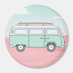Retro Van Magnet