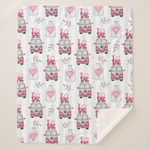 Retro Vans Sherpa Blanket Sherpadecke