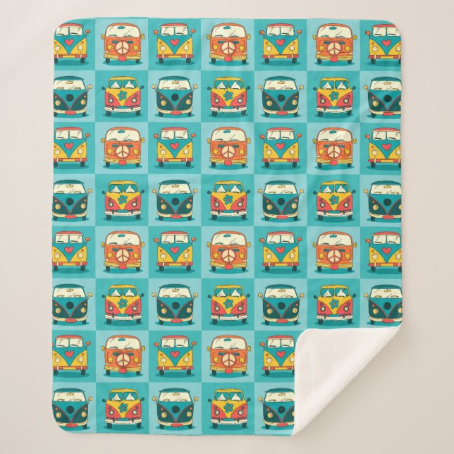 Retro Vans Sherpadecke (Vorderseite)