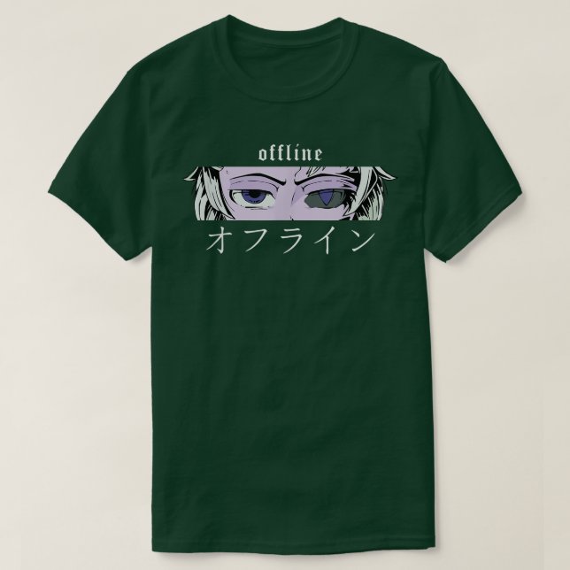 Retro Vaporwave Manga Otaku Japan Anime Offline De T-Shirt (Design vorne)