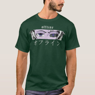 Retro Vaporwave Manga Otaku Japan Anime Offline De T-Shirt