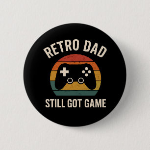Retro Vater Gaming Design - Noch Got Game Button