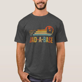 Retro Vater Joke Funny 'Vater-A-Base' Proud Vater T-Shirt