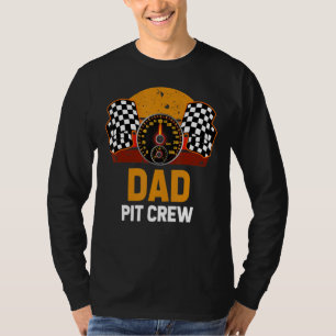 Retro Vater Pit Crew Auto Racer Familie passend Ra T-Shirt