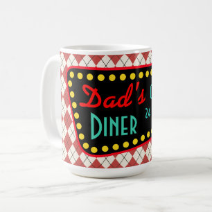 Retro-Vaters-Diner-Kaffeetasse Kaffeetasse