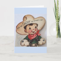 Retro Vatertag - vom kleinen Cowboy meines Vaters,