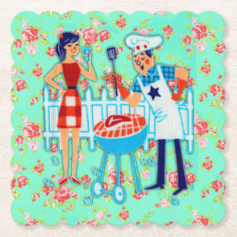 Retro Vatertags-Untersetzer Untersetzer