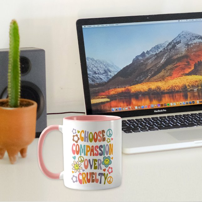 Retro Vegan Tasse (Von Creator hochgeladen)