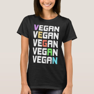 Retro Veganes Shirt Cool Vegetarisches Geschenk