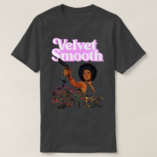 Retro Velvet Smooth Cult Classic T-Shirt (Design vorne)