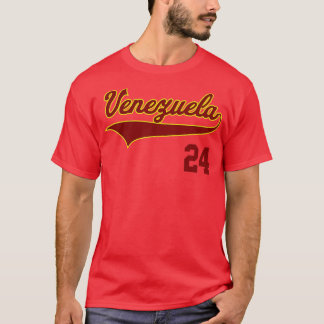 Retro Venezuela Baseball Vinotto Beisbol 24 T-Shirt