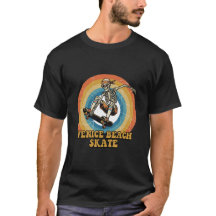 Retro Venice Beach Skate Skelett