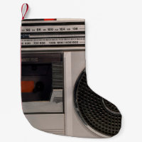 Retro veraltete tragbare Stereo-Radio-Reco