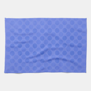 Retro verblasste blaue Kreise Muster Geschirrtuch