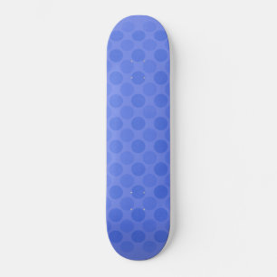 Retro verblasste blaue Kreise Muster Skateboard