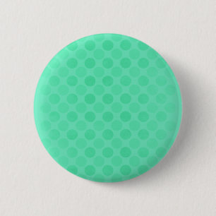 Retro verblasstes Muster aus grünen Kreisen Button