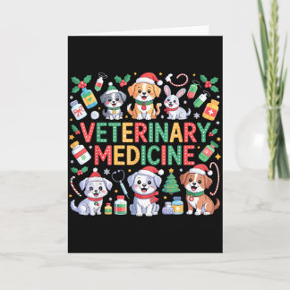 Retro Veterinary Medicine Vet Tech Cat Dog Lover C Karte