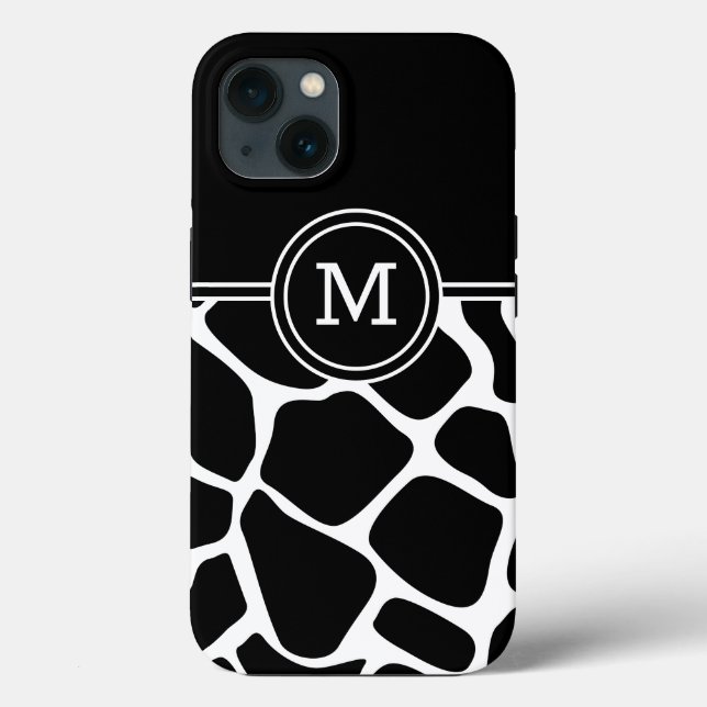 Retro Vibe Rustikale Kuh versteckt Tierdruckmuster Case-Mate iPhone Hülle (Rückseite)