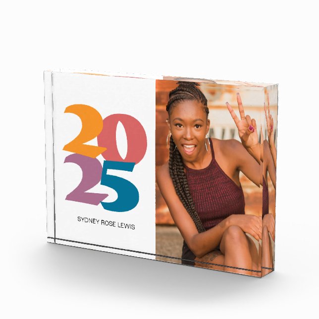 Retro Vibes Abschluss Celebration Party Fotoblock (Rechts)